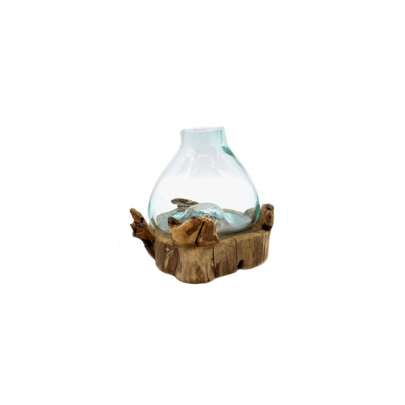 Grand aquarium en verre fondu - 32 cm