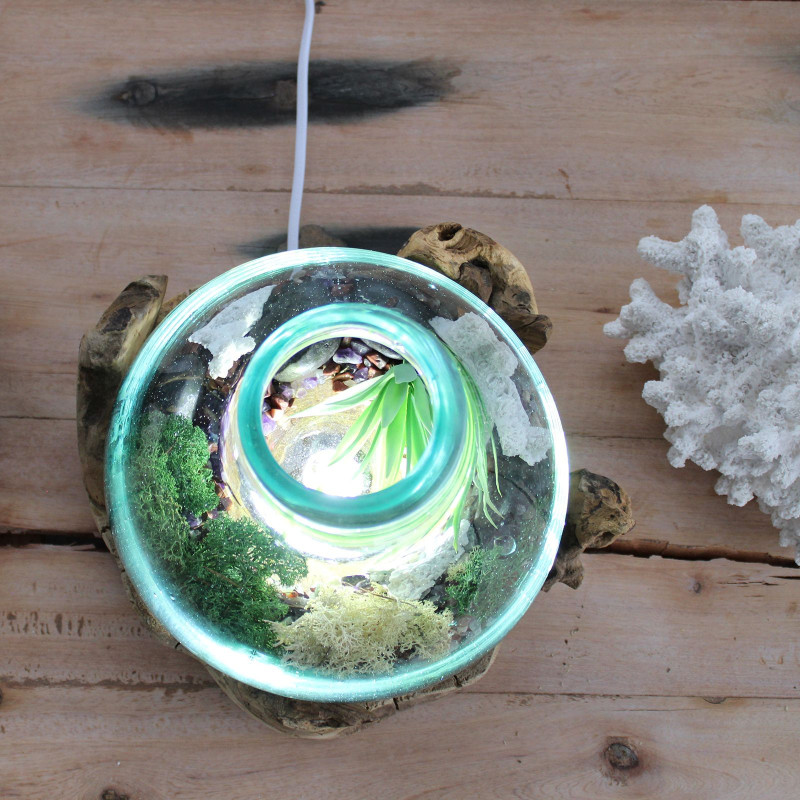 Grand aquarium en verre fondu - 32 cm
