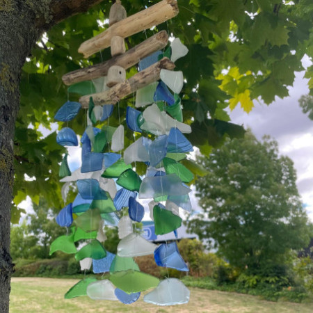 Trois bâtons flexibles - Vert / Blanc / Bleu