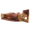Statue de Bouddha sculptée à la main - 50 cm - Endormi