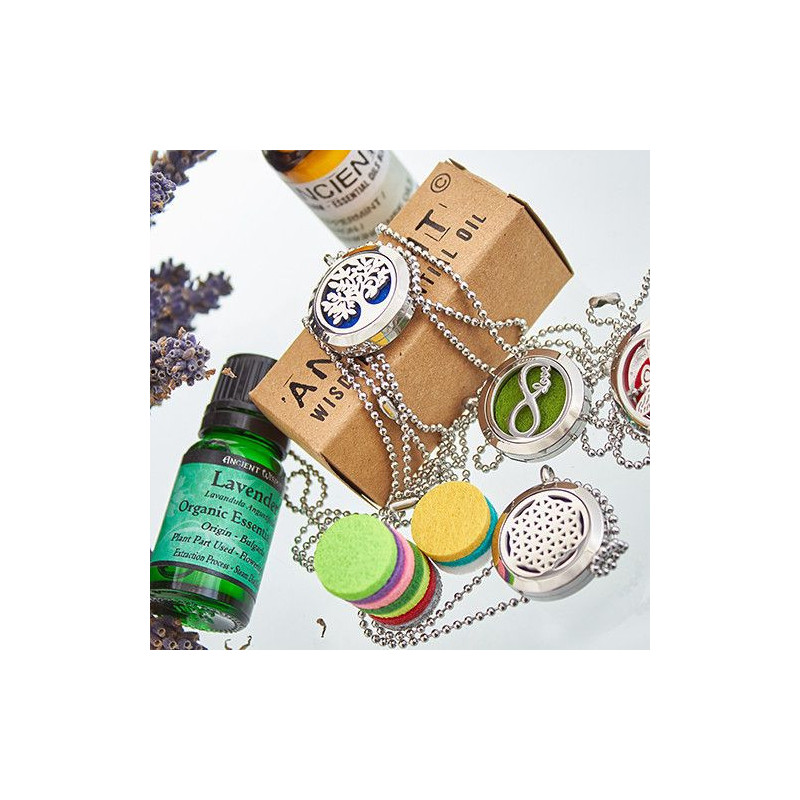 Tampon de recharge réutilisable pour collier de bijoux d'aromathérapie - 30 mm