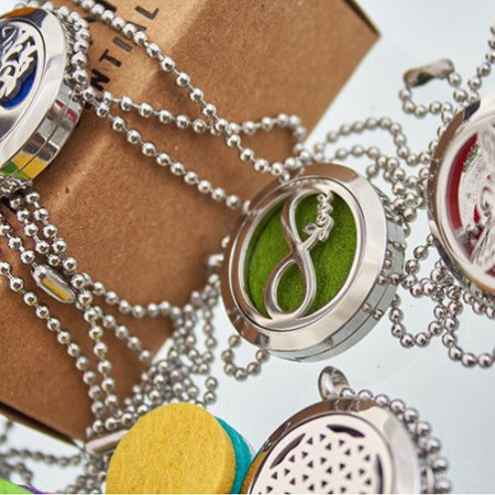 Tampon de recharge réutilisable pour collier de bijoux d'aromathérapie - 30 mm