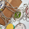 Tampon de recharge réutilisable pour collier de bijoux d'aromathérapie - 30 mm