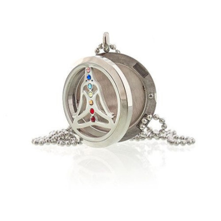 Collier d'aromathérapie - Chakra du Yoga - 30 mm