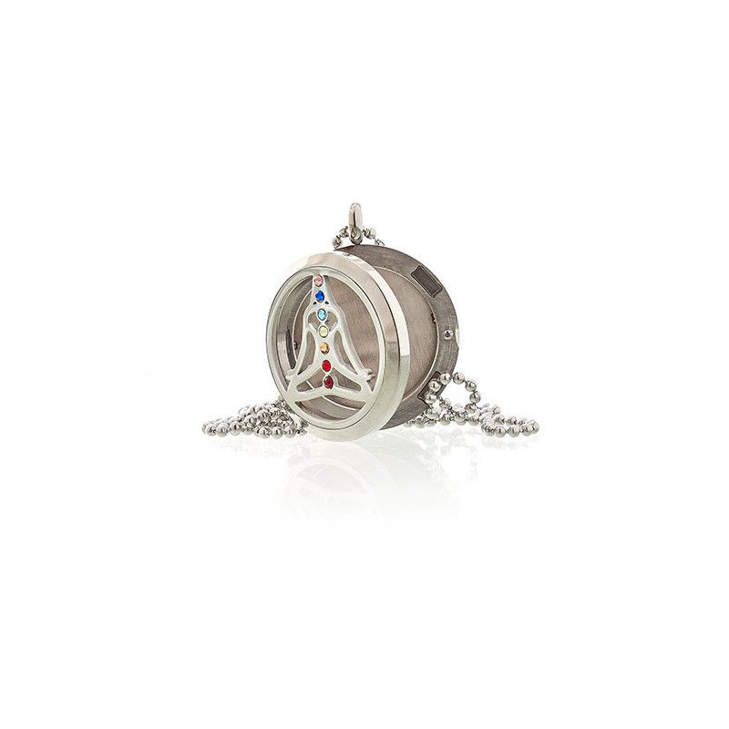 Collier d'aromathérapie - Chakra du Yoga - 30 mm