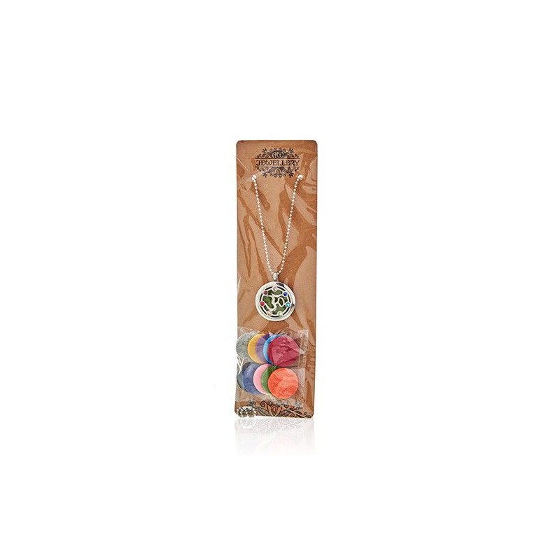 Collier Bijoux Aromathérapie - OM Chakra - 30mm