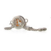 Bracelet chaîne bijoux d'aromathérapie - Chat et fleurs - 20 mm