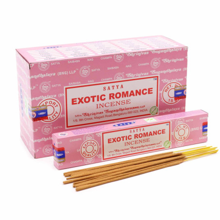 Bâtonnets d'encens Satya 15 g - Romance exotique