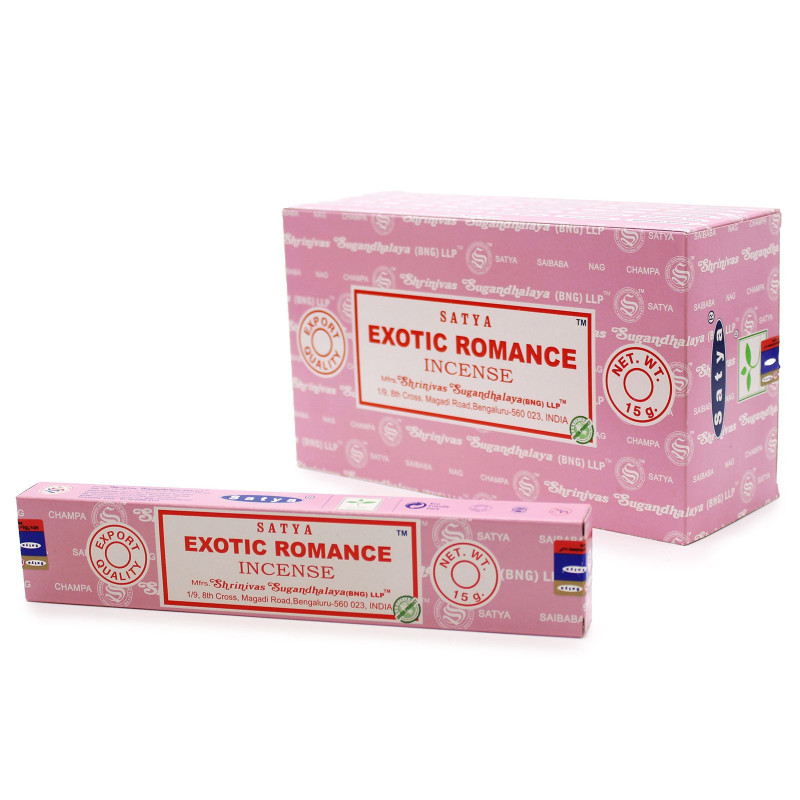 Bâtonnets d'encens Satya 15 g - Romance exotique