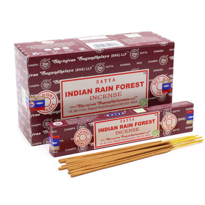 Bâtonnets d'encens Satya 15 g - Forêt tropicale indienne