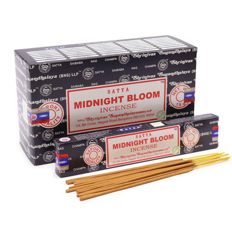 Bâtonnets d'encens Satya 15 g - Fleur de minuit