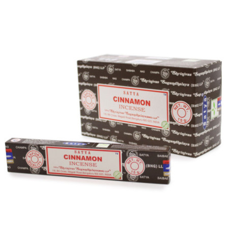 Bâtonnets d'encens Satya 15 g - Cannelle