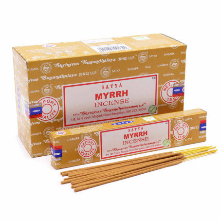 Bâtonnets d'encens Satya 15 g - Myrrhe
