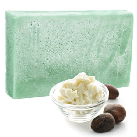 Pain de savon de luxe double beurre - Huiles de menthe