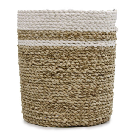 Ensemble en jonc de mer - 2 vases et 2 bacs