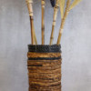 Ensemble de feuilles de bananier - 2 vases et 2 bacs