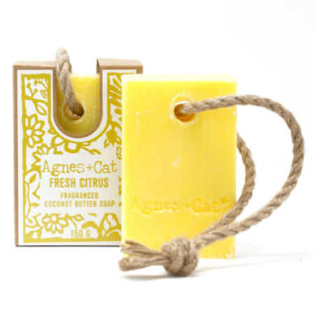 Savon sur corde - Agrumes frais