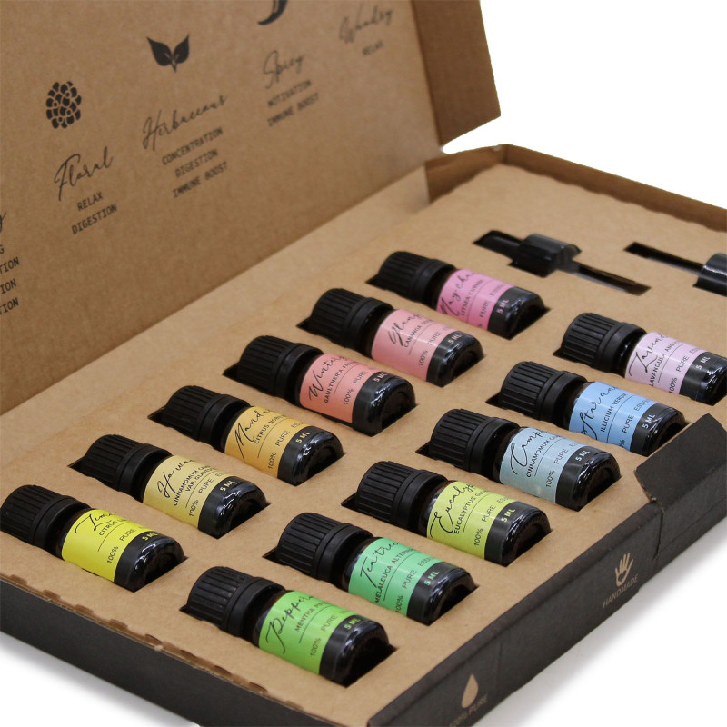 Coffret d'huiles essentielles d'aromathérapie - Pack de démarrage