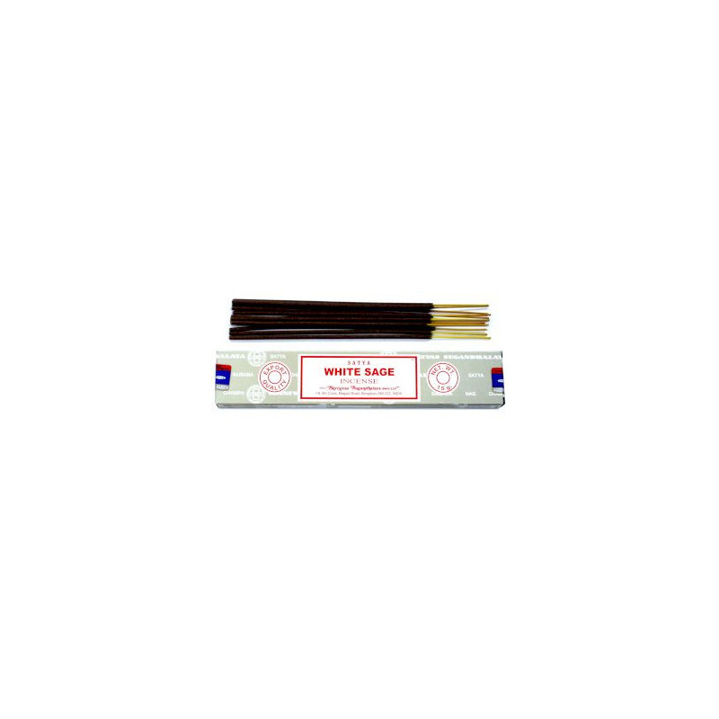 Coffret de démarrage de bâtonnets d'encens Satya (7 parfums + porte-encens en bois de manguier)