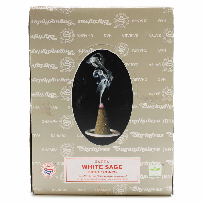 Cônes Dhoop à la sauge blanche