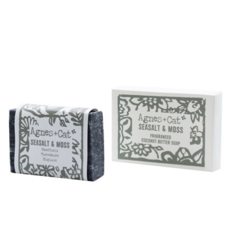 Savon artisanal 140 g - Sel de mer et mousse