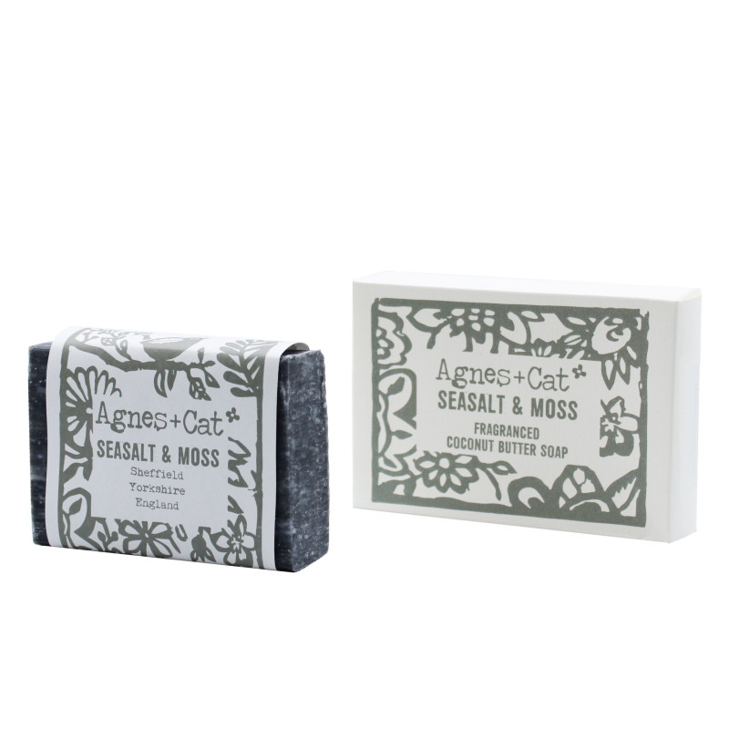 Savon artisanal 140 g - Sel de mer et mousse