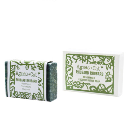 Savon artisanal 140 g - Rhubarbe Rhubarbe