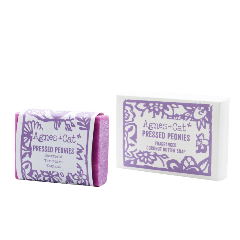 Savon artisanal 140 g - Pivoines pressées