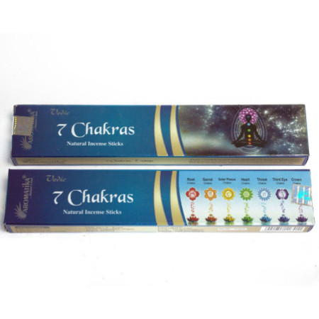 Védique - Bâtonnets d'encens - 7 chakras