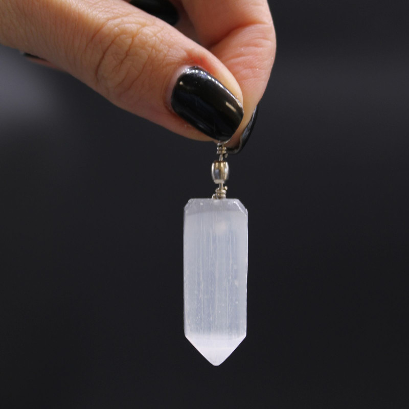 Pendentif Obélix en sélénite