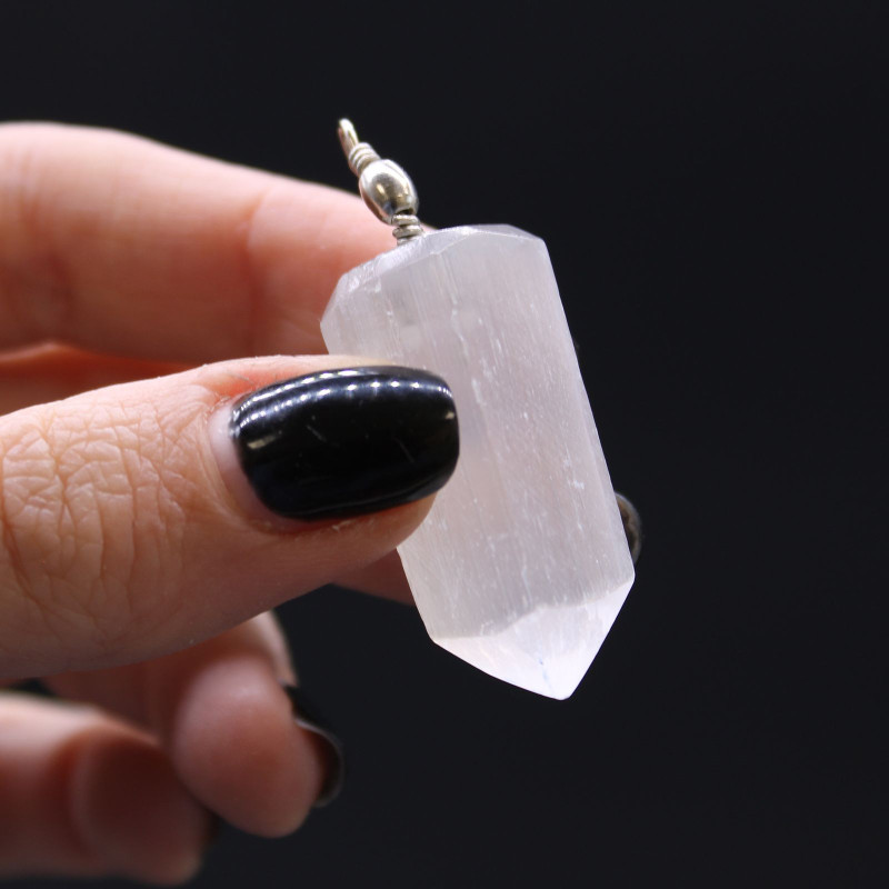 Pendentif Obélix en sélénite