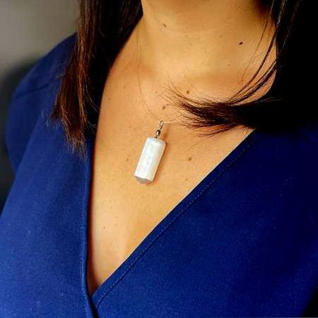 Pendentif Obélix en sélénite