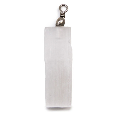 Pendentif naturel en sélénite