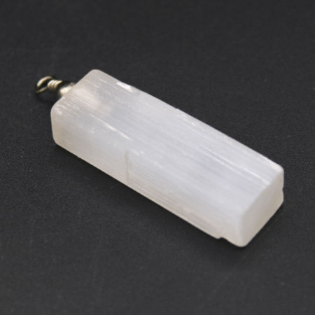 Pendentif naturel en sélénite
