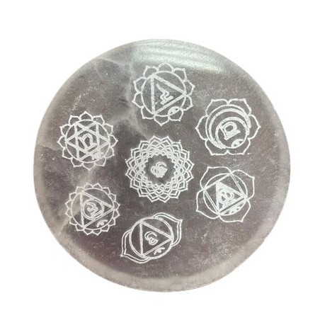 Petite assiette de chargement 8 cm - Motif Chakra