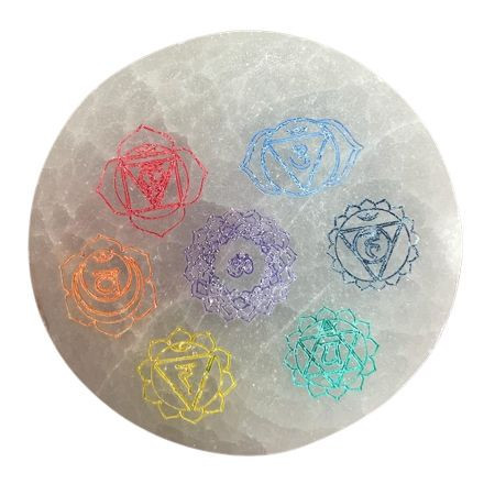 Petite assiette de chargement 8 cm - Motif Chakra - couleur