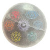 Plaque de charge moyenne 10 cm - Motif chakra (col)
