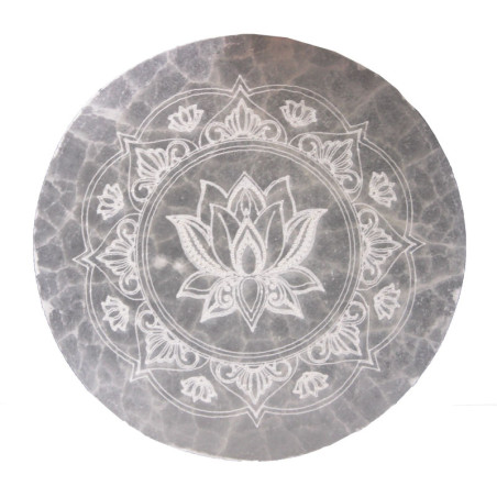 Assiette de charge moyenne 10 cm - Lotus Mandala
