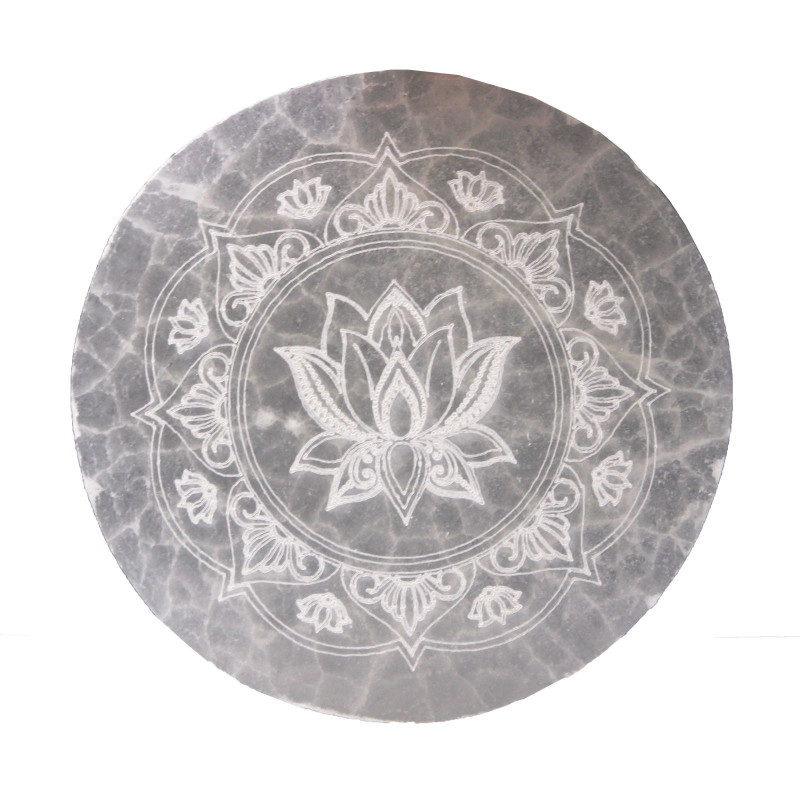 Assiette de charge moyenne 10 cm - Lotus Mandala