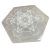 Plaque de charge hexagonale 18 cm - Direction et décision