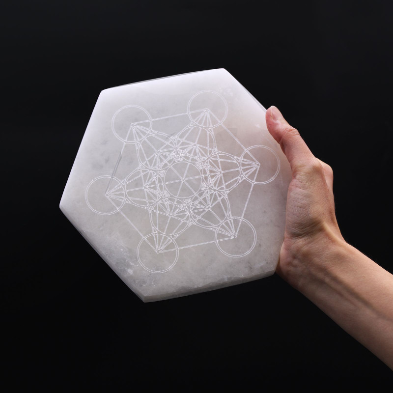 Plaque de charge hexagonale 18 cm - Direction et décision