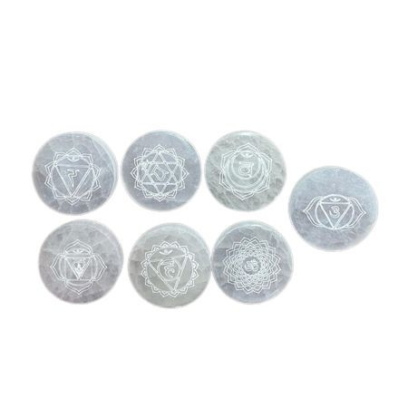 Ensemble de 7 plaques de charge Chakra
