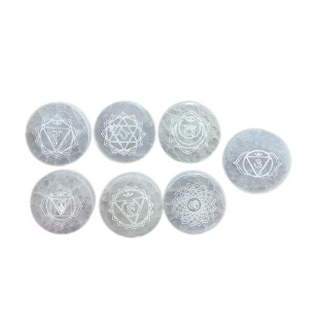 Ensemble de 7 plaques de charge Chakra