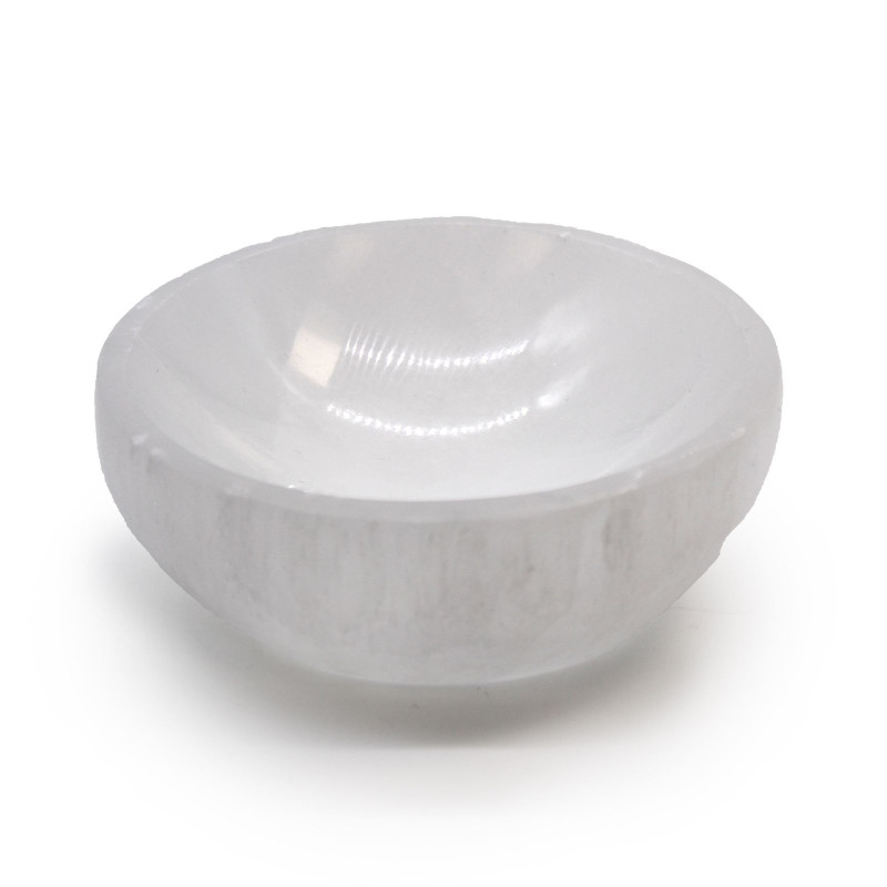 Bol rond en sélénite - 10 cm