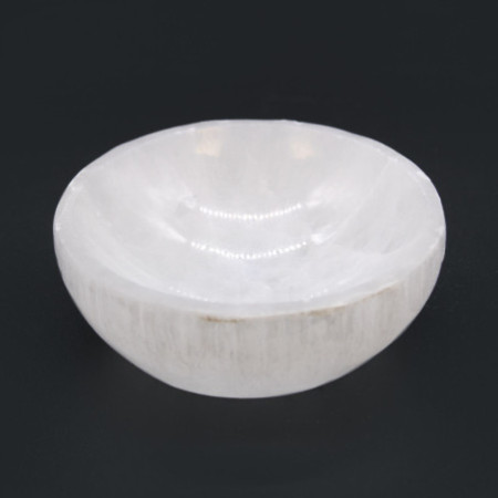 Bol rond en sélénite - 10 cm