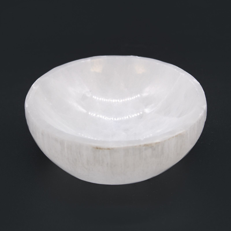 Bol rond en sélénite - 10 cm