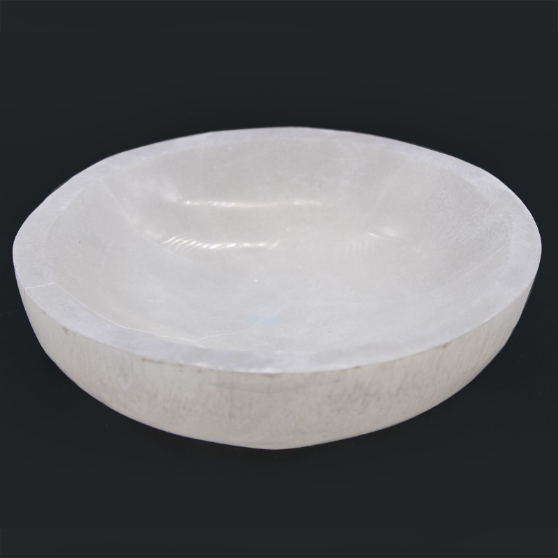 Bol rond en sélénite - 15 cm