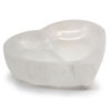 Bol en sélénite en forme de cœur - 15 cm