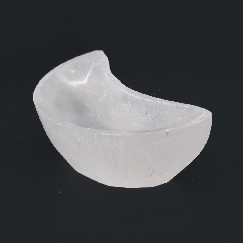 Bol lunaire en sélénite - 10 cm