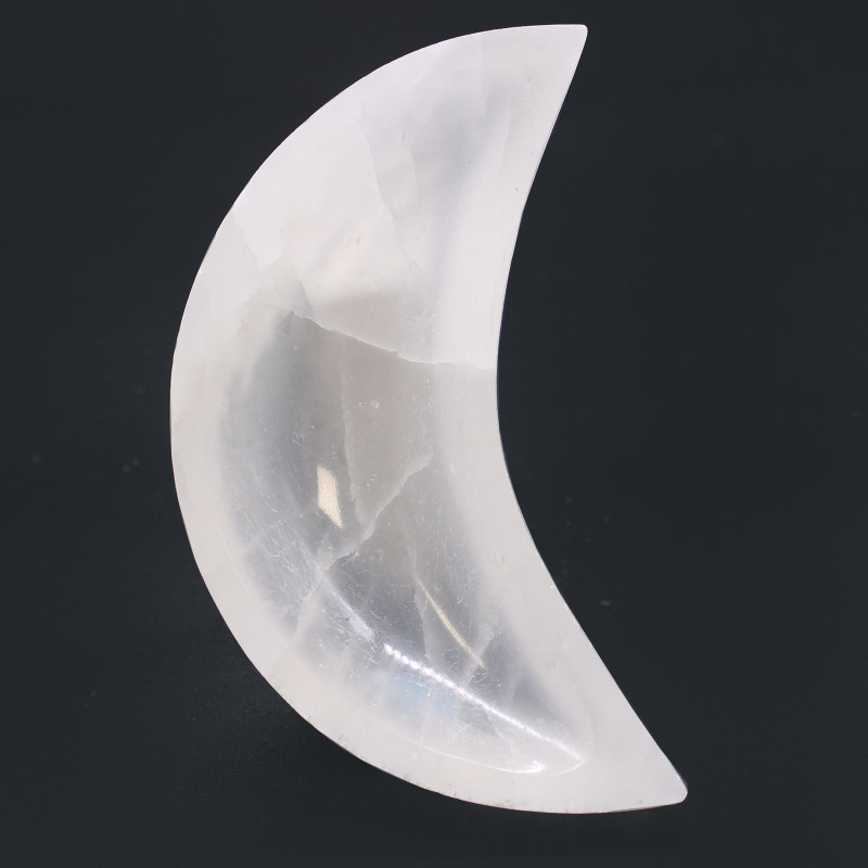 Bol lunaire en sélénite - 15 cm